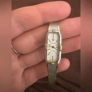 Elegant Vintage Helbros  Chic Two-Tone Women's Watch